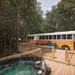Designing Our Skoolie: A Cliffside Bus Retreat in the Tennessee Mountains